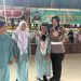 Satlantas Polres Kampar Berikan Edukasi dan Helm SNI Kepada Pelajar di SMP N 1 Bangkinang Kota, Wujudkan Kamseltibcarlantas