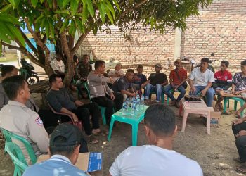 Kasat Binmas Polres Kampar Jalin Silaturahmi dan Dengar Aspirasi Warga Sei Jernih, Tingkatkan Patroli dan Bantu Pencarian DPO!
