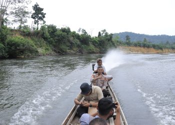 Kapolres Kampar Ajak Masyarakat Lestarikan Rimbang Baling Lewat Patroli Jelajah Sungai!