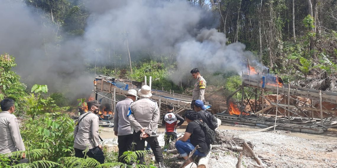 Polda Riau Lanjutkan Operasi PETI di Inhu, Dorongan Masyarakat Jadi Spirit Utama