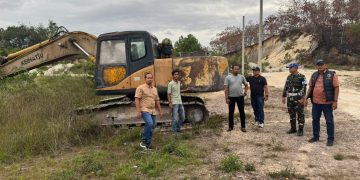 Polres Kampar Bersama Kodim 0313 KPR Sasar Galian C di Desa Salo Timur