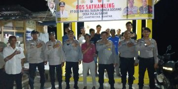 “Polsek Kampar Hadir di Tengah Masyarakat, Patroli Dialogis Humanis, Kapolsek: Polri Siap Layani 110, Keamanan Bersama’!”