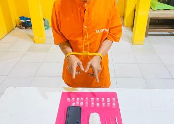 “Polsek Tapung Hilir Ungkap Jaringan Narkoba, Amankan Pengedar & 3 Gram Shabu, Kapolsek: ‘Tindak Tegas Pelaku Narkoba’!”