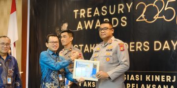 Polres Kampar Raih Penghargaan IKPA Terbaik Tahun 2025, Kapolres Terima Penghargaan Di Treasury Awards
