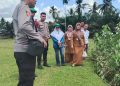 Kapolsek Cerenti Cek Lahan 6 Hektare untuk Dukung Ketahanan Pangan Nasional