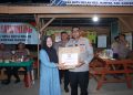 Kapolres Kampar Silaturahmi Ke Pos Satkamling Batu Belah – Serahkan Bantuan & Bibit Pohon Dukung Green Policing”