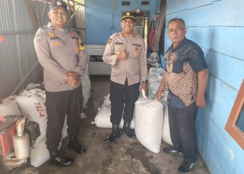 POLRES KAMPAR KEMBALI DUKUNG PETANI – 43 KARUNG JAGUNG PIPIL DITERIMA BULOG DENGAN KADAR AIR IDEAL”