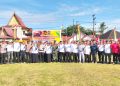 Polsek Kampar Kiri Gelar Apel Siaga Karhutla 2026, TNI-Polri, Pemerintah dan Perusahaan Perkuat Sinergi Cegah Kebakaran