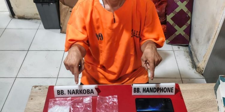 Sat Resnarkoba Polres Kampar Tangkap Kurir, Amankan 100,54 Gram Sabu di Desa Petapahan