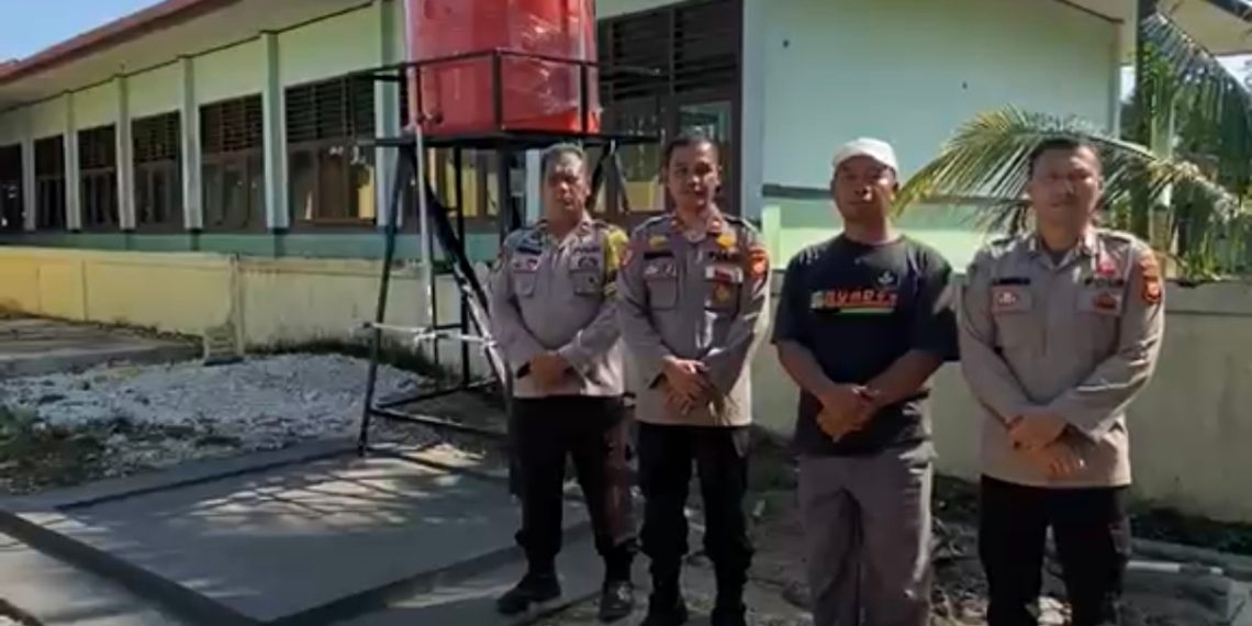 Polres Kampar Selesaikan 2 Sumur Bor 100% Di Tapung Hilir – 700 Kk Desa Kota Baru Dapat Air Bersih, Rangkaian Hari Bhayangkara Ke-80″