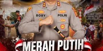 Semarakkan HUT Kemerdekaan ke-81, Polres Kampar Gelar Ekspedisi Merah Putih Presisi di Tanjung Belit Selatan