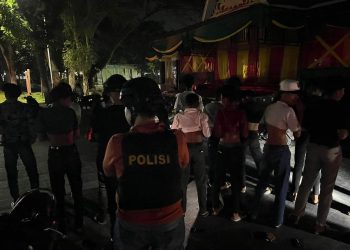 Antisipasi Balap Liar & Premanisme, Tim Raga Polres Kampar Sisir Kawasan Ramai Bangkinang