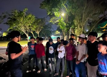 Jaga Kondusivitas Malam Minggu, Tim Raga Regu III Polres Kampar Patroli Titik Rawan di Bangkinang