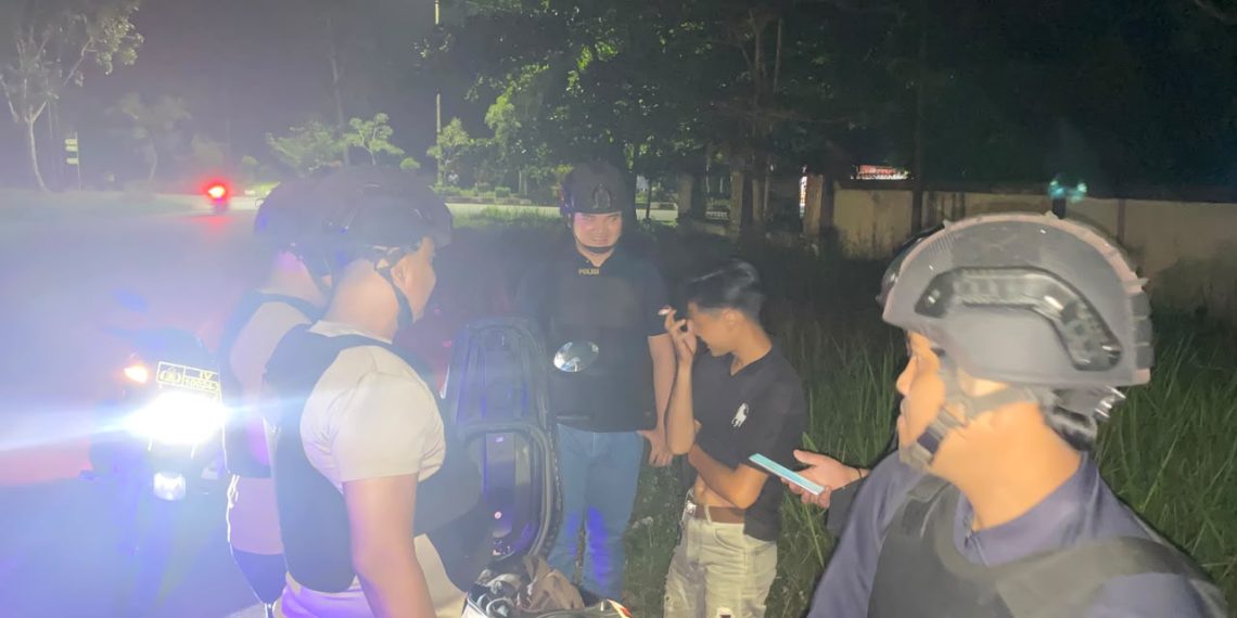 Patroli Malam Gencar Tim Raga Polres Kampar Kawal Keamanan Bangkinang, Antisipasi Balap Liar & Kenakalan Remaja