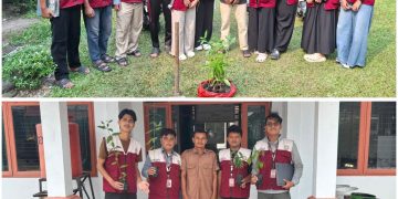 TANAM HARAPAN, WUJUDKAN DESA SEHAT: KKN 134 SALO TIMUR HADIR MELALUI AKSI LINGKUNGAN DAN KEPEDULIAN LANSIA