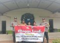 Giat Minggu Kasih, Polsek Bangkinang Kota Hadir Beri Rasa Aman Ibadah Jemaat Gereja Pantekosta