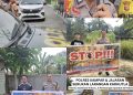 Polres Kampar & Polsek Jajaran Serukan Larangan Karhutla: Patroli Keliling, Sosialisasi Hukum & Pemasangan Spanduk hingga ke Pelosok